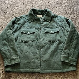 Green Quilted Women’s Jacket